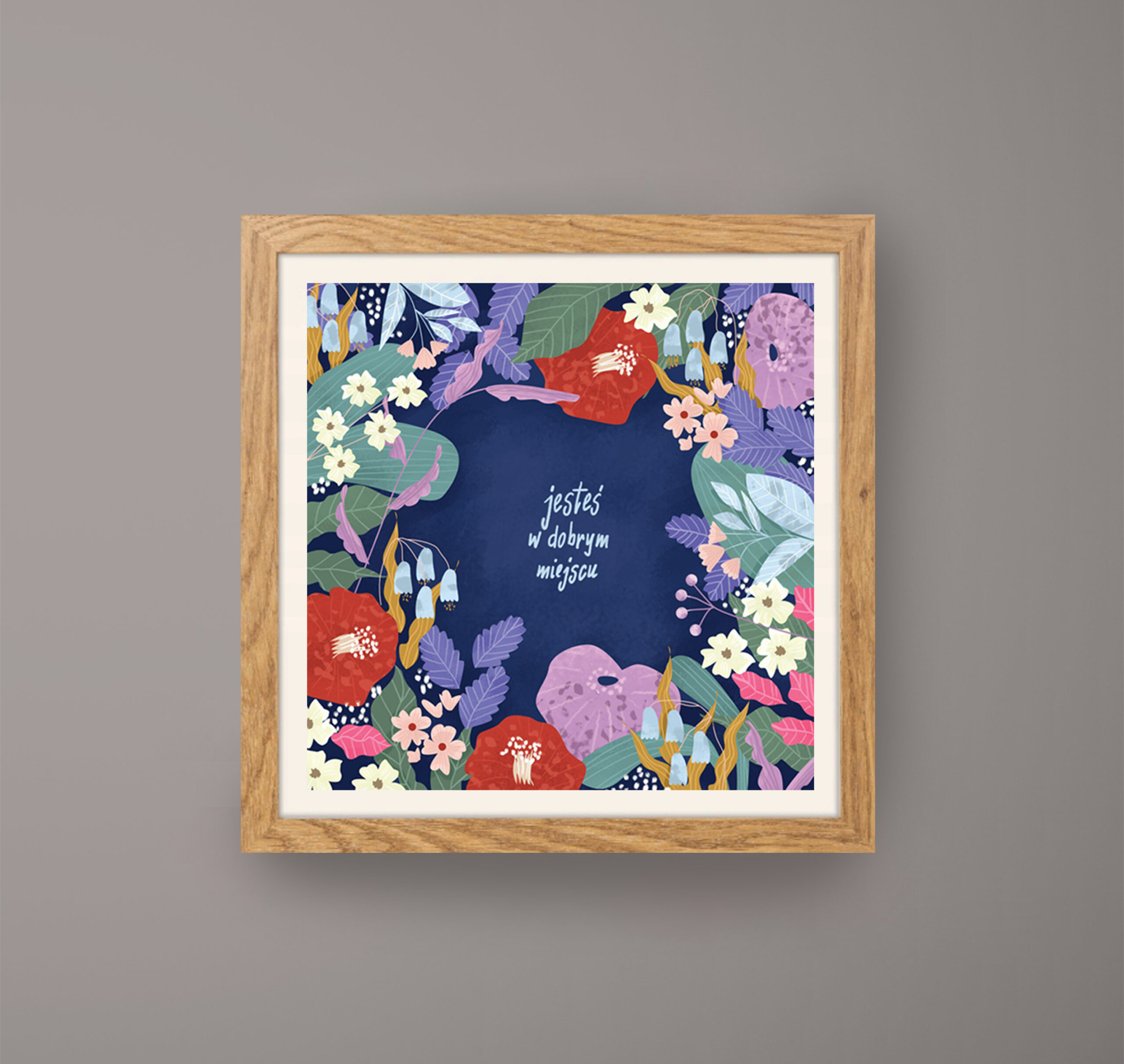 DREWNIANA RAMKA KWADRATOWA - obrazek 9