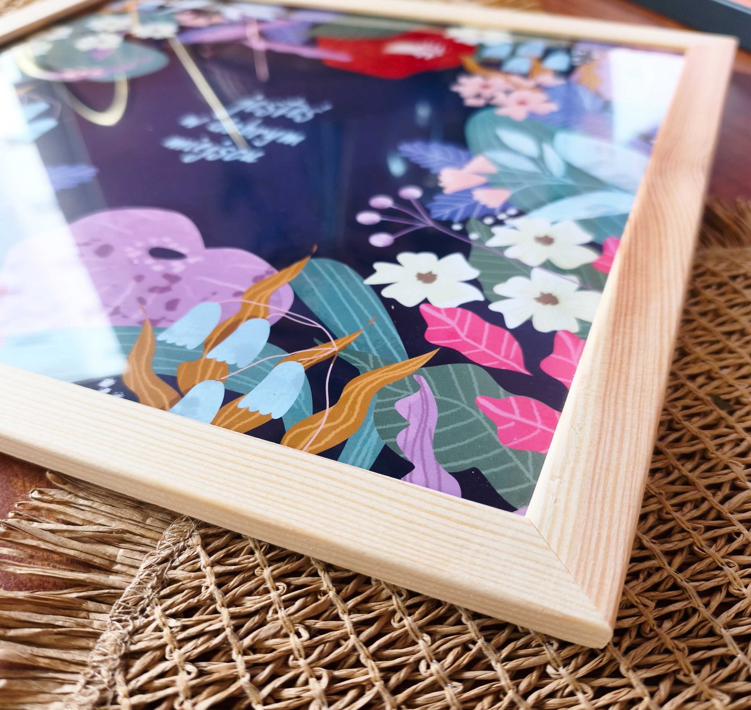 CIENKA DREWNIANA RAMKA KWADRATOWA - obrazek 4