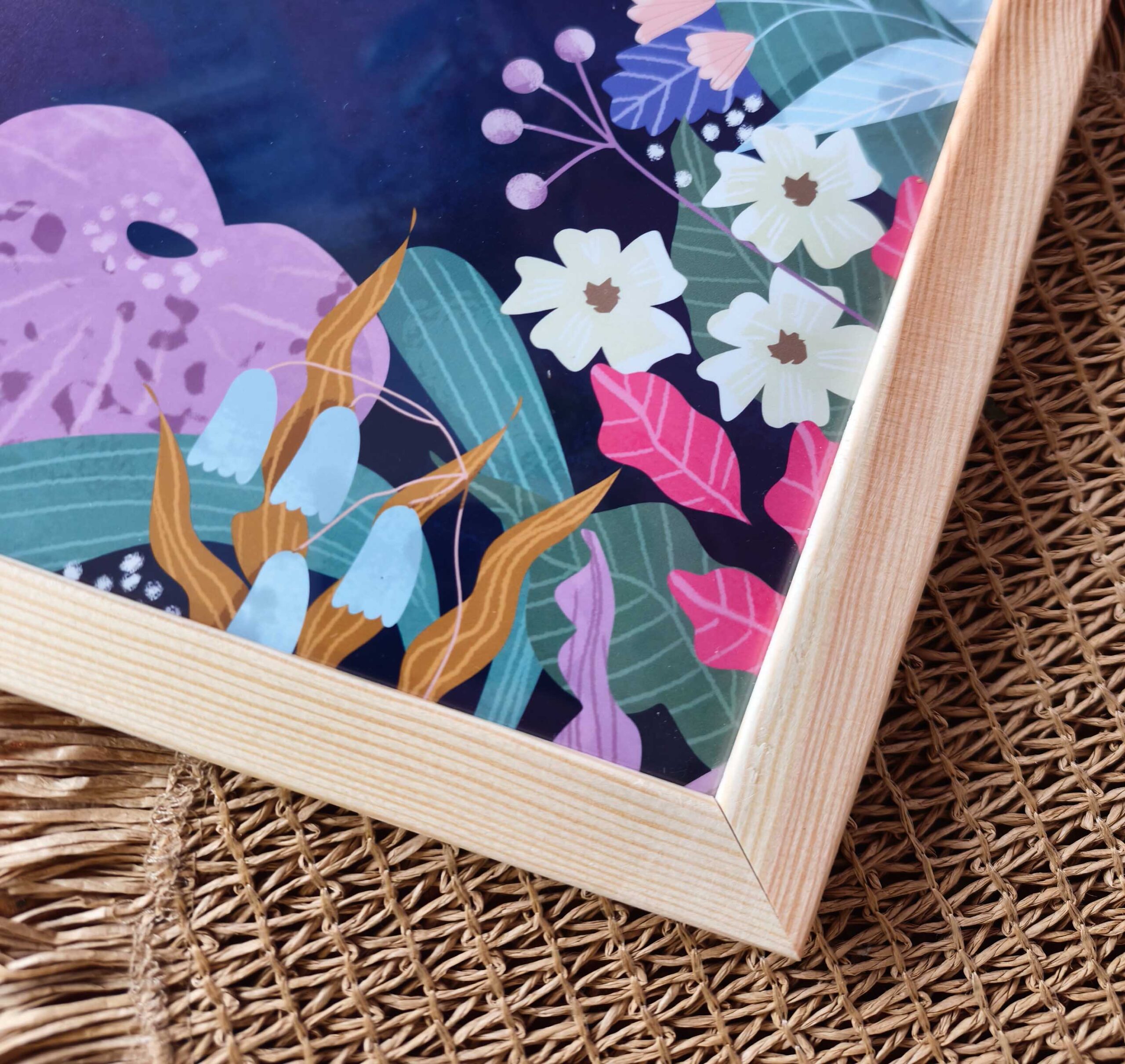 DREWNIANA RAMKA KWADRATOWA - obrazek 3