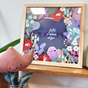 CIENKA DREWNIANA RAMKA KWADRATOWA