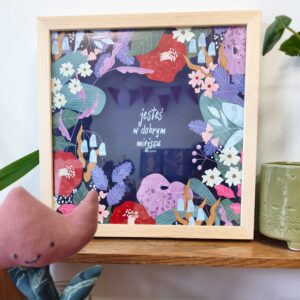 DREWNIANA RAMKA KWADRATOWA