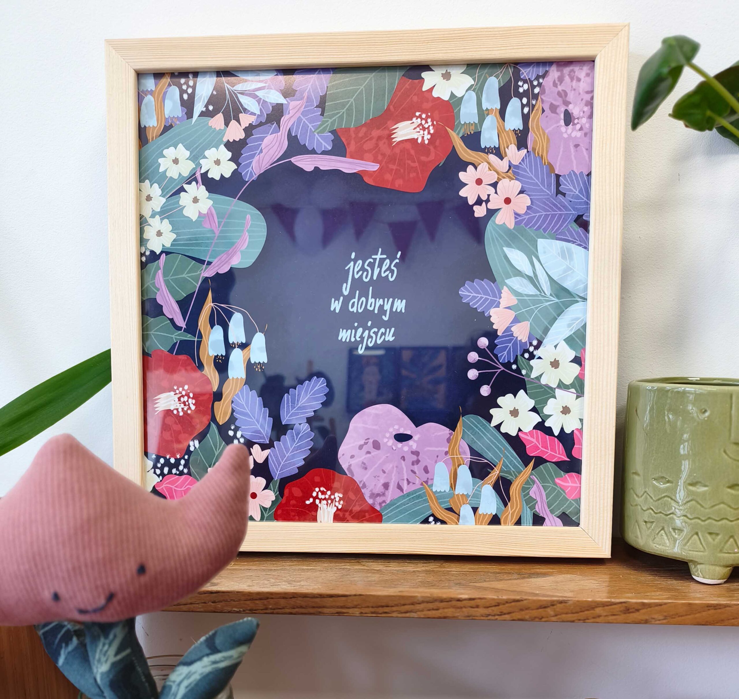 DREWNIANA RAMKA KWADRATOWA