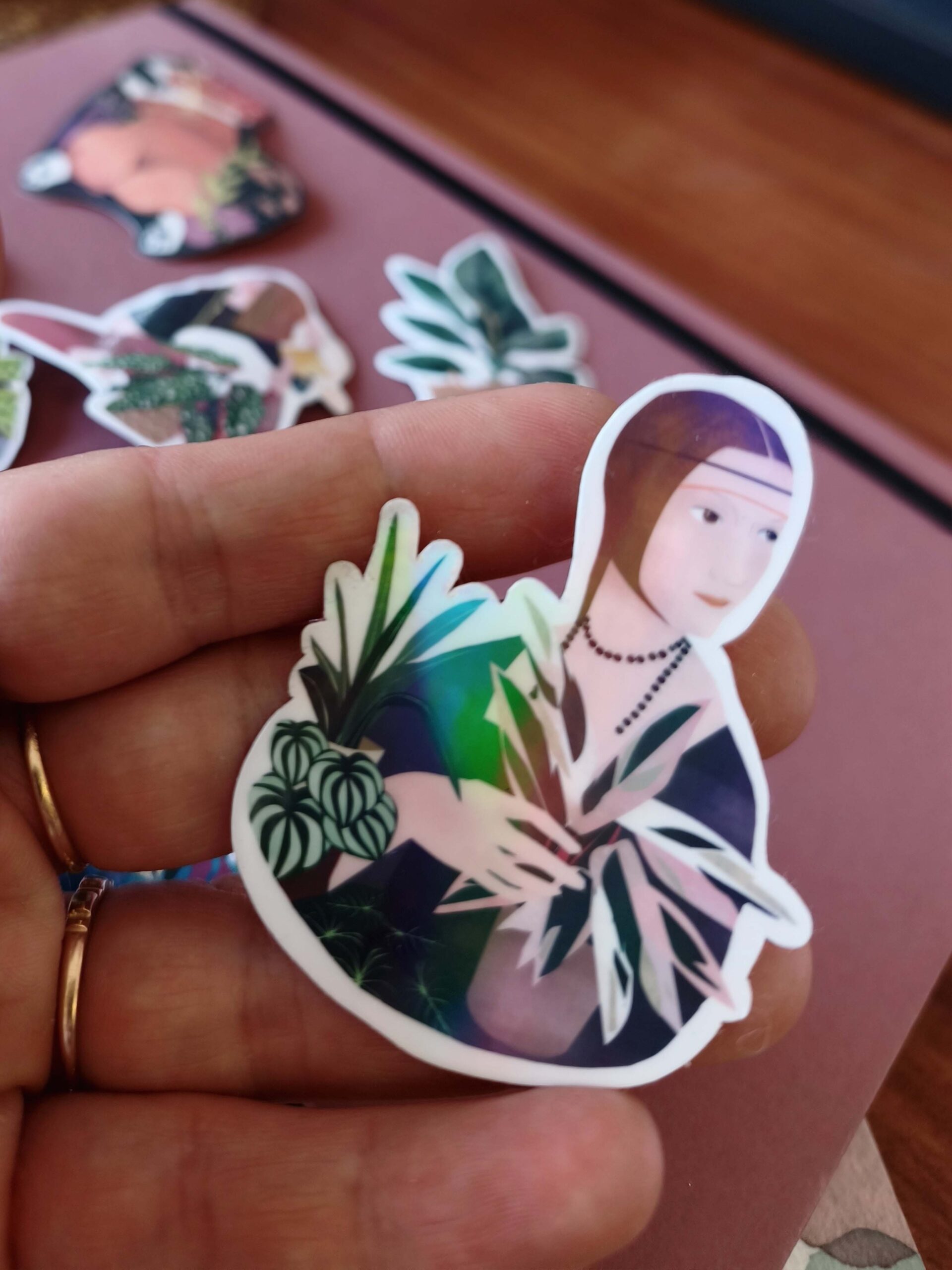 naklejki z ilustracją roślinną DOBRE KRESKI